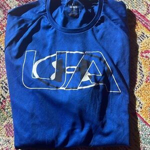 Blue men’s under armor t-shirt